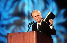 Billy Graham preaching