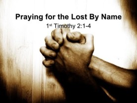 praying for the lost