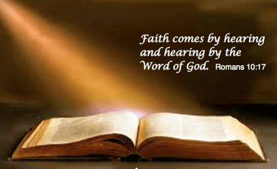 Faith comes