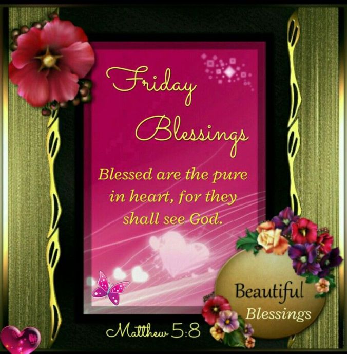 Blessed are the pure